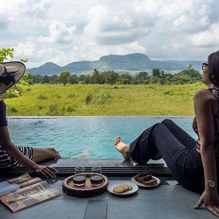 Two Villa By Stayvista With Infinity Pool, Farm & Mountain Views, Modern Interiors Karjat Extérieur photo