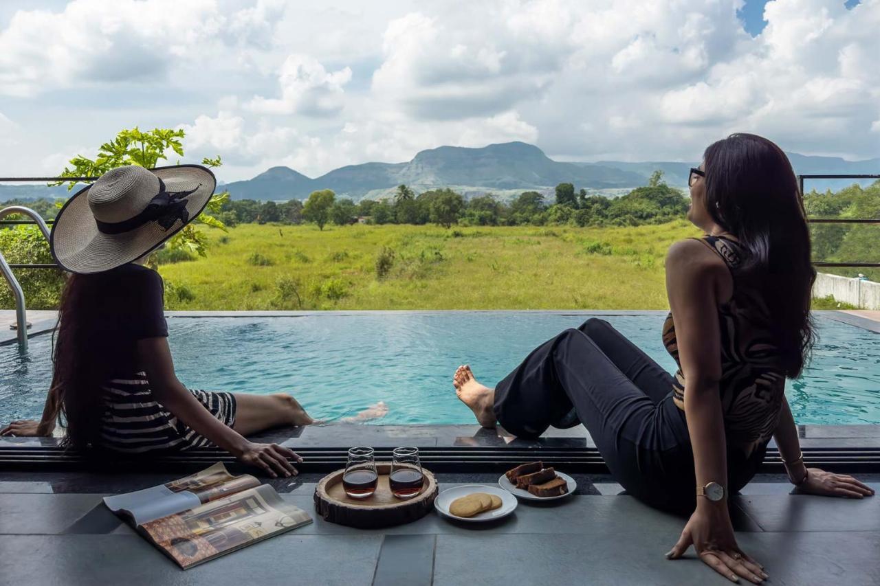 Two Villa By Stayvista With Infinity Pool, Farm & Mountain Views, Modern Interiors Karjat Extérieur photo